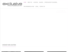Tablet Screenshot of exclusivephotography.com.au